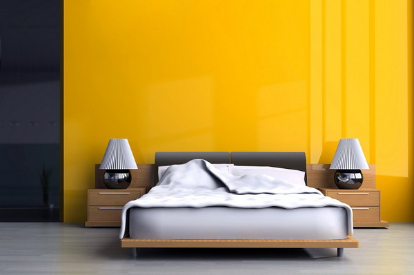 Wall design in the bedroom: ten creative ideas