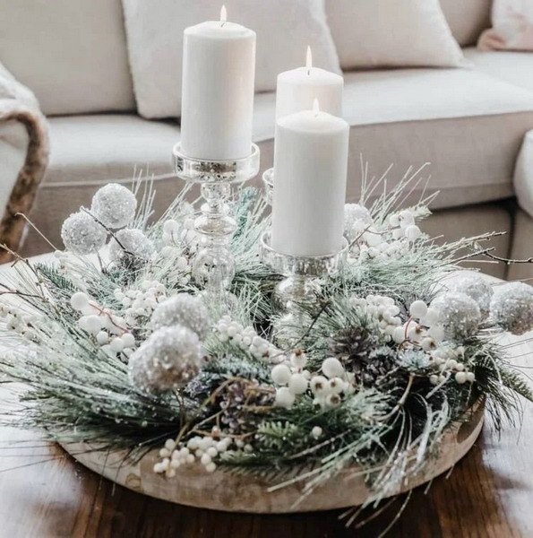 Winter decoration ideas 2024 for living room