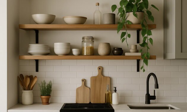 Open Shelving Small Kitchen Decor Ideas for 2026