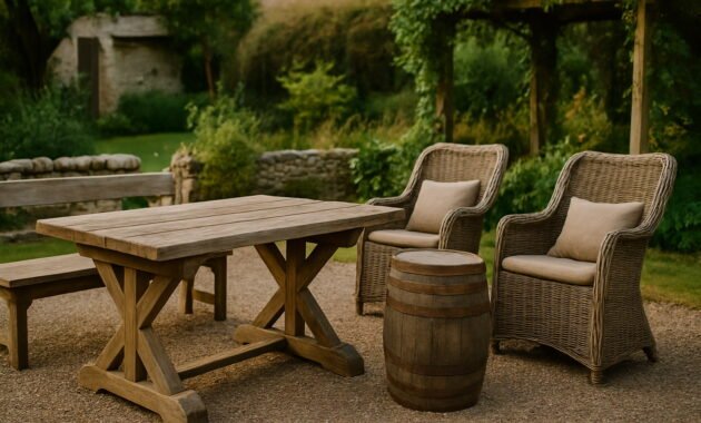 Rustic Garden Furniture Trends 2026